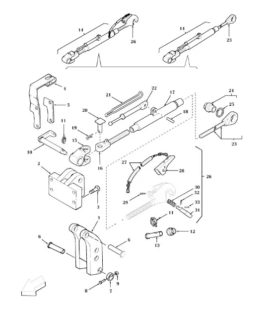 5172389 - Верхняя тяга